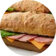 Golden Honey Ham & Cheese